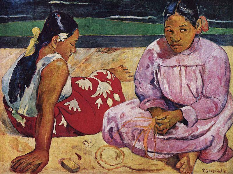 Paul Gauguin Tahitian Women on the Beach China oil painting art